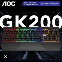 ราคา AOC GK200 Gaming Keyboard Rainbow LED Backlight - คีย์บอร์ด (23614556818)