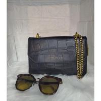 ราคา กระเป๋าหนังแท้ charles&keith มือสอง (2972488626)