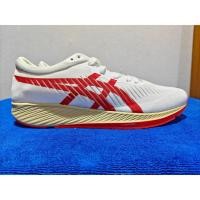 ราคา รองเท้าวิ่งมือสอง ASICS METARACER White / Sunrise Red ไซส์ 12.5 H US / 44EUR / 29CM (50755496745)