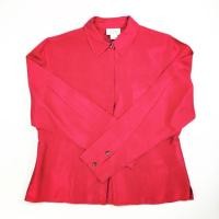 ราคา เสื้อเชิ้ตผ้าไหม % สีชมพูบานเย็น แขนยาว (4419479756)