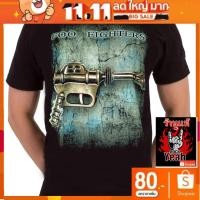 ราคา เสื้อวง Foo Fighters ผ้ายืด แฟชั่น วินเทจ ฟูไฟเตอส์ RCM1170 (1364769456)