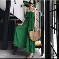 ราคา จั้มสูทสายเดี่ยวปรับได้ผ้าชีฟองอัดพลีท (2815507032)