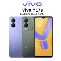 ราคา โทรศัพท์มือถือ Vivo Y17s (Ram 4GB Rom 64GB)หน้าจอ6.56 กล้องหน้า8MPกล้องหลัง50+2MPแบตเตอรี่ 5000mAh เครื่องแท้ ประกันศูนย (25550715589)