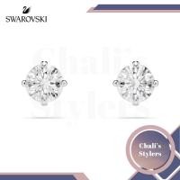 ราคา ต่างหู Swarovski รุ่น Attract Stud Earrings Round Cut ( EW5408436 ) (24639523406)