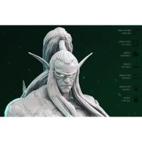ราคา [โมเดลไม่ทำสี] Illidan [World of Warcraft] 3D printing model (22676667829)