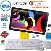 ราคา Dell Latitude 11 5175 Windows11 256GB Intel Core m5-6Y57 1.5GHz แท็บเล็ตพีซี 10.8 นิ้ว FHD หน้าจอสัมผัสแล็ปท็อป WiFi USB-C สําหรับสํานักงานธุรกิจนักเรียนมือสองหน่วย (40307764641)