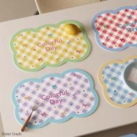 ราคา โดปามีน ลายสก๊อตหนัง แผ่นรองจาน กันน้ําน้ํามันหลักฐานเช็ดได้ไม่มีล้างฉนวนกันความร้อนทนความร้อนอาหารตะวันตกชามจานบนโต๊ะอาหารท่อระบายน้ําเสื่อ (48658077446)