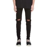 ราคา กางเกงขาเดปสีดำ destroy skinny black กางเกงขายาวสีดำ ขาดเข่า สกินนี่ กางเกงy2k (20213980065)