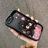 ราคา เคสสำหรับ OPPO A5 A3s A12E Realme C1 เคสป้องกันรูปแมวดำน่ารักพร้อมเคสโทรศัพท์ซิลิโคนนิ่ม (27513956825)