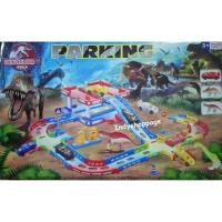 ราคา ลานจอดรถไดโนเสาร์ ตัวต่อรางจอดรถ รถราง รถแข่ง (402585375)