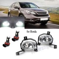 ราคา Fog Light for Honda CRV CR-V RE1 RE2 RE4 2010 2011 LED Fog Lights Halogen Fog Lamps Headlight clear (50306124427)