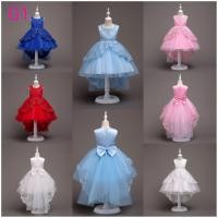 ราคา G1 ชุดเดรสออกงานเด็กโต หน้าสั้นหลังยาว ติดโบว์หลัง พร้อมส่งจากไทย (26030875476)