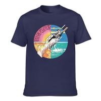 ราคา Pink Floyd Wish You Were Here Album Cover Art Handshake Rock เสื้อยืดแขนสั้นผู้ชาย (49757397420)