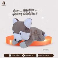 ราคา ตุ๊กตา (พร้อมส่ง) หมาชิบะสีเทา​ ตัวใหญ่ นุ่มนิ่ม ขนาด​ L (15114807768)