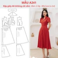 ราคา แผ่นกระดาษ A0 DRESS A241 (41963526397)