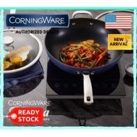 ราคา Corningware Plasma 28/32cm Induction Non Stick Sauté Pan/Wok Pan - Ultramarine (48851687190)