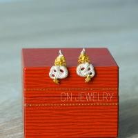 ราคา ต่างหูพญานาค 2กษัตริย์ 1คู่ แถมฟรีตลับทอง CN Jewelry ตุ้มหู ต่างหูแฟชั่น ต่างหูผู้หญิง ต่างหูทอง (4078804010)