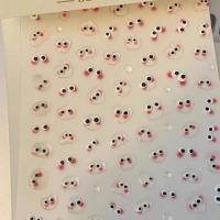 ราคา MATA สติ๊กเกอร์ติดเล็บสติ๊กเกอร์ติดเล็บรูปตาสติ๊กเกอร์ติดเล็บสีแดงเล็ก ๆ สติ๊กเกอร์ติดเล็บยาทาเล็บรูปตา (49556951838)