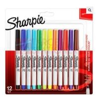 ราคา SHARPIE ULTRA FINE POINT PERMINENT MARKER AST 12S (52107609724)