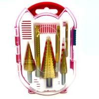 ราคา ชุดดอกสว่าน เจดีย์ ดอกสเต็ป ดอกขยาย ดอกเจาะไม้ คว้านรู 6in1 (24667620381)