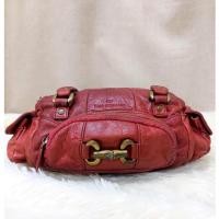 ราคา Gino Ferrario Vintage Leather Bag กระเป๋าสะพายข้างมือสอง แบรนด์แท้ หนังแท้ (27854623349)