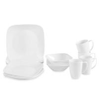 ราคา Corelle Square Pure White 16pcs จานชุดคลอเรลล์ สีขาวล้วน ทรงสี่เหลี่ยม 16ชิ้น (15672882454)