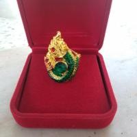 ราคา แหวนพญานาครับทรัพย์(สีเขียว) (6518536974)