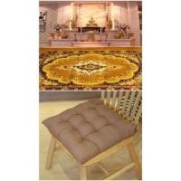 ราคา ซื้อ1ได้ฟรีอีก1 พรมปูพื้นพรมลายหลุยส์ 220x170cm.ฟรี เบาะรองนั่ง40x40cm.เลือกสีได้ (19200508534)