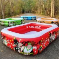 ราคา 2 เมตร Summer 2025สระน้ำเป่าลม ลายฮีโร่ พื้นเป่าลม สระน้ำขนาดใหญ่ สระน้ำเด็ก ขนาด 200*150*50 cm. (17122114640)