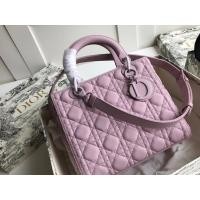ราคา Dior Lady Porcelain Retro Bag สีม่วงลาเวนเดอร์ พกพาได้ง่าย เป็นสายสะพายข้างและไหล่ (52957076673)