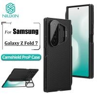 ราคา Nillkin Flip Cover Case สําหรับ Samsung Galaxy Z Fold7 / Fold 7 เคสโทรศัพท์ Flip Lens Camera Stand ป้องกันกลับ Cove (S ปากการุ่น) (26338653246)