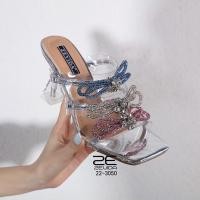 ราคา รองเท้าส้นสูงแบรนด์Zevidaแต่งผูกโบว์ประดับเพชร (17472681640)