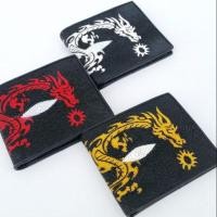 ราคา กระเป๋าสตางค์ปลากระเบน stingrayskin หนังปลากระเบน กระเป๋าสตางค์หนัง (6915062710)