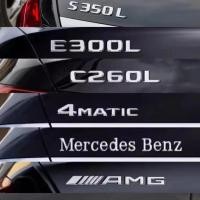 ราคา สติ๊กเกอร์สัญลักษณ์รถยนต์สําหรับท้ายรถ Mercedes-Benz รุ่น: A series; C series; E series; S series; GLC; GLE; AMG C3; E43; S63; C300L 4MATIC วัสดุ ABS คุณภาพสูง ตราโลโก้ด้านหลัง (49807702710)