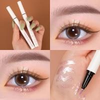 ราคา ดินสอเขียนขอบตา ไฮไลท์ เนื้อลิขวิด กลิตเตอร์เพชร กันน้ํา สีขาวมุก (19040026932)
