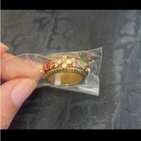 ราคา แหวนพิรอด พลอยแท้ เงินแท้ เคลือบทอง ลงยาสุโขทัย (7632374140)