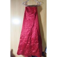 ราคา เดรสราตรีออกงานเกาะอกสีแดงM (49703045610)