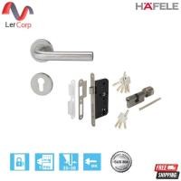 ราคา (Hafele) ชุดมือจับก้านโยกประตูสแตนเลสสตีล MK EM รุ่นมาตรฐาน (499.10.321) Antique nickel (43968496002)