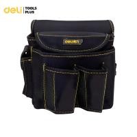 ราคา Deli กระเป๋าคาดเอว กระเป๋าเครื่องมือช่าง ผ้าโพลิเอสเตอร์ ช่างไฟฟ้า ขนาดใหญ่ Tool waist bag (47607172875)
