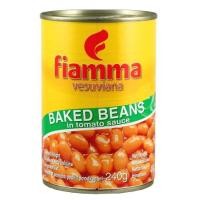 ราคา Fiamma Baked Beans in Tomato Sauce 400g. - ถั่วอบในซอสมะเขือเทศ 400 กรัม (18081353945)