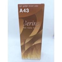 ราคา เบอริน่า ครีมย้อมผมA43 สีน้ำตาลอ่อนเหลือบทอง60มล (7281587716)