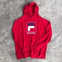 ราคา เสื้อกันหนาวมีฮู้ด by Dickies x Fila Red Jacket XL (51650777332)