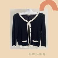 ราคา เสื้อคลุมไหมพรม ยี่ห้อ EP size S สีดำ แขนสามส่วน (19201143836)