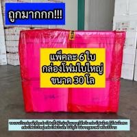 ราคา กล่องโฟม ลังโฟม กล่องใบใหญ่ ขนาด 25-30 Kg. แพค 6 กล่อง กล่องโฟม ใบใหญ่ (12) (26721607973)