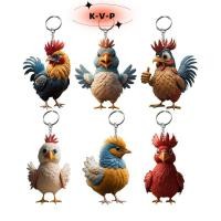 ราคา พวงกุญแจอะคริลิคจี้รูปไก่ไก่รูปสัตว์สุดสร้างสรรค์สำหรับตกแต่งต้นคริสต์มาสพวงกุญแจรถยนต์พวงกุญแจไก่ตัวผู้ (41129313084)