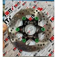 ราคา จานเบรค Swit งานแท้100% ลายดาว หมุดเลสสี ขนาด 220 มิล ใส่เวฟ110i 125i ปลาวาฬ- LED /PCX/NOUVO (46151904624)