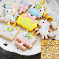 ราคา พิมพ์กดคุกกี้ Unicorn พลาสติกคุณภาพดี เซ็ต 8 ชิ้น พร้อมแผ่นฉลุโรยไอซิ่ง ผงโกโก้ แม่พิมพ์คุกกี้ บิสกิต แซนวิช สุดคุ้ม! (8608814208)