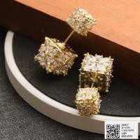 ราคา NOOK CRYSTAL ต่างหูเพชร ต่างหูแฟชั่น ต่างหูทรงคลาสสิค ต่างหูทรงเหลี่ยม (57251232080)