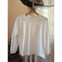 ราคา เสื้อยืดแขนยาว สีขาวล้วน มือสอง (22683673288)