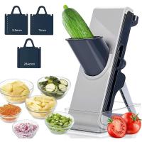 ราคา Vegetable Cutter Multifunctional Slicer Fruit Potato Peeler Carrot Grater Kitchen Accessories Basket Household Vegetable (22384932343)